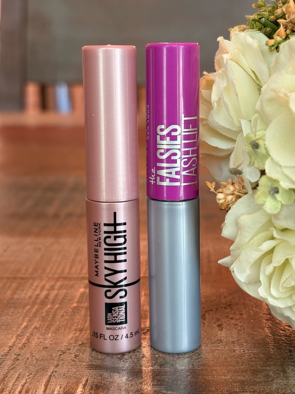 NEW Maybelline The FALSIES LASHLIFT & SKY HIGH Travel Mascara DUO!